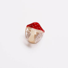 Load image into Gallery viewer, Micro Dose Mini Claw- Red Mushroom Mini Hair Clip
