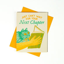 Load image into Gallery viewer, Next Chapter - Risograph Greeting Card
