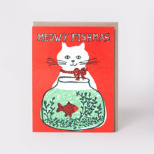 Load image into Gallery viewer, Cat Christmas Holiday Greeting Card by Egg Press
