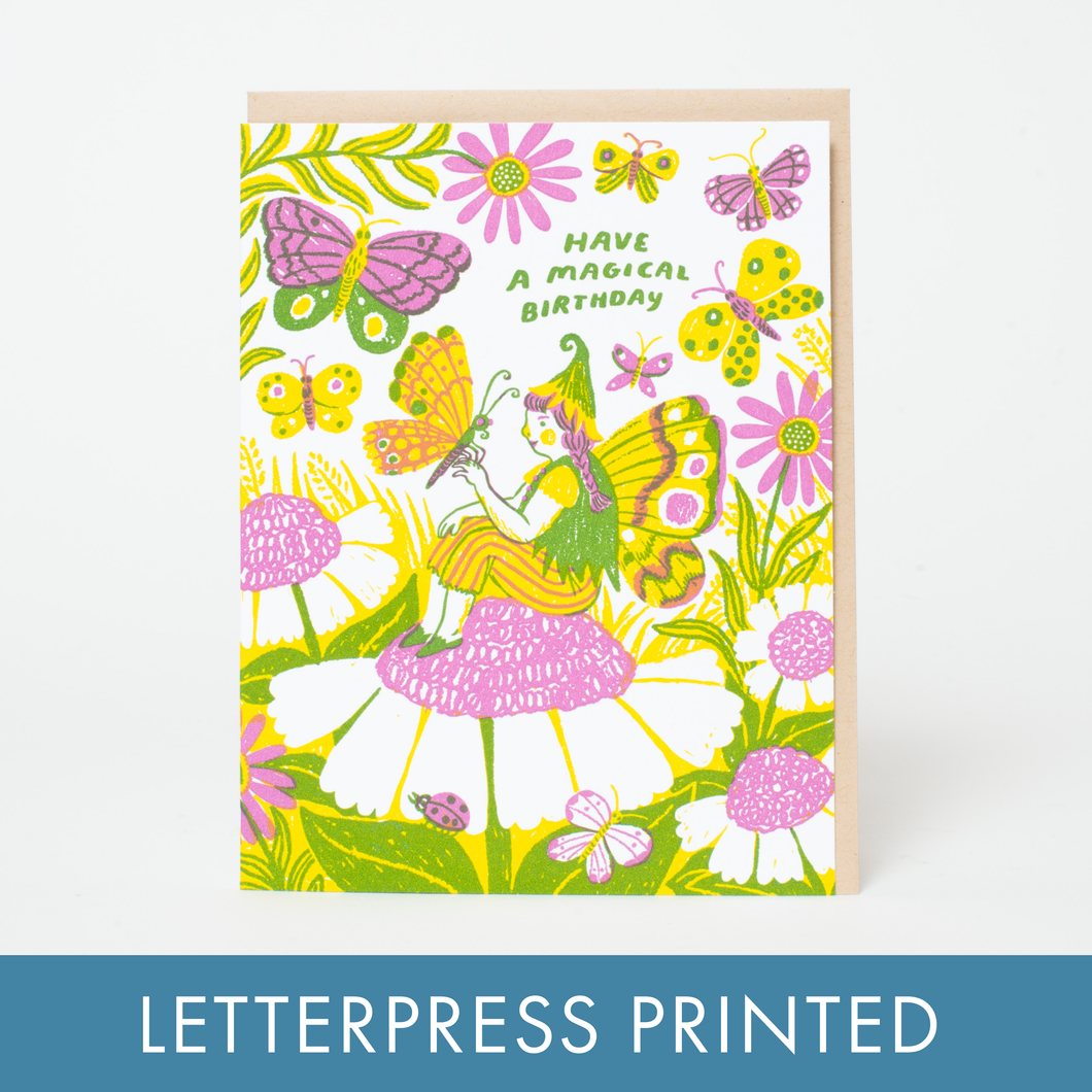 Magical Fairy Birthday Greeting Card