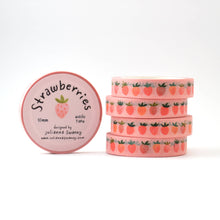 Load image into Gallery viewer, Little Strawberries Washi Tape 10mm
