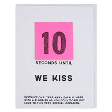 Load image into Gallery viewer, Kiss Countdown Card
