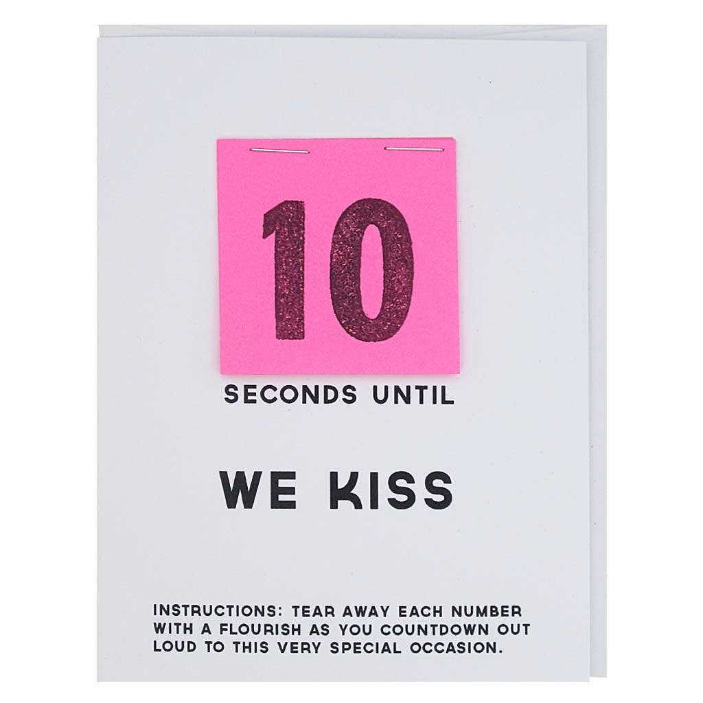 Kiss Countdown Card