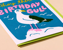 Load image into Gallery viewer, Birthday Gull Letterpress Birthday Card
