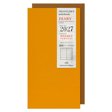 Load image into Gallery viewer, Traveler's Diary 2027 - Regular Size - Weekly Vertical
