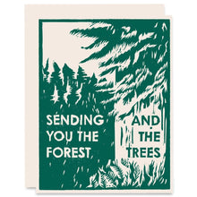 Load image into Gallery viewer, Sending You the Forest and the Trees Friendship Card
