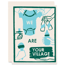 Load image into Gallery viewer, We Are Your Village New Baby Card
