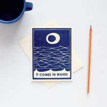 Load image into Gallery viewer, Comes In Waves Sympathy Card

