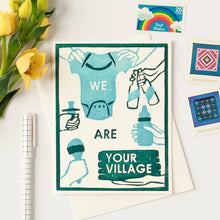 Load image into Gallery viewer, We Are Your Village New Baby Card
