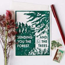 Load image into Gallery viewer, Sending You the Forest and the Trees Friendship Card
