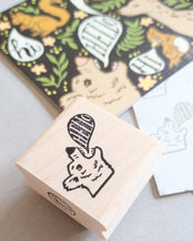 Load image into Gallery viewer, Hello Woodland Animal Postcard
