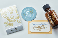 Load image into Gallery viewer, KITTA Gold foil transfer stickers
