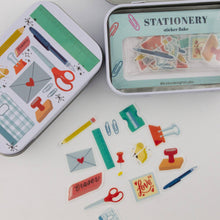 Load image into Gallery viewer, Stationery Lovers Washi Flake and Trinket Tin
