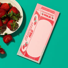 Load image into Gallery viewer, Strawberry Milk - Risograph Notepad
