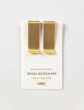 Load image into Gallery viewer, 2pk Brass Bookmarks
