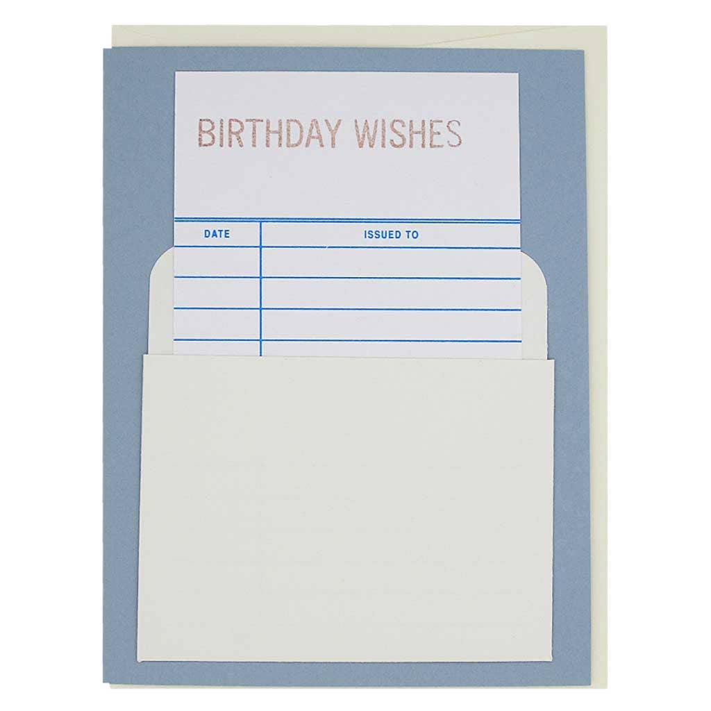 Library Birthday Card