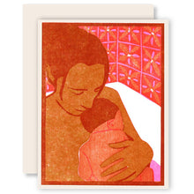 Load image into Gallery viewer, Mother and Baby (First Bath) Letterpress Card
