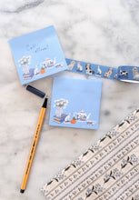 Load image into Gallery viewer, Blue &amp; White Sticky Note
