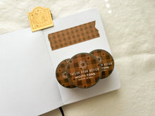Load image into Gallery viewer, Star Gingham Washi Tape
