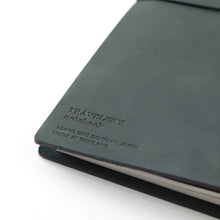 Load image into Gallery viewer, Traveler&#39;s Notebook Starter Kit - Regular Size - Blue Leather
