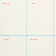 Load image into Gallery viewer, Weekly Planner Notepad
