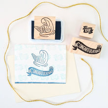 Load image into Gallery viewer, Swan Rubber Stamp

