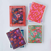 Load image into Gallery viewer, Summer Blooms Assorted Pattern Greeting Card Set
