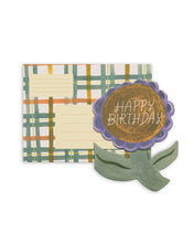Load image into Gallery viewer, Birthday Flower Die Cut Card
