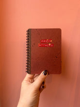 Load image into Gallery viewer, PANIC ATTACKS - handmade rescued notebook
