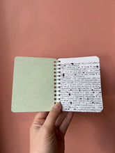 Load image into Gallery viewer, HACKS - handmade rescued notebook

