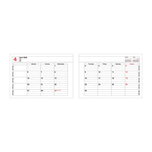 Load image into Gallery viewer, 2026 Notebook Calendar - Extra small (B7)
