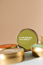 Load image into Gallery viewer, Farmers Market Travel Tin Candle
