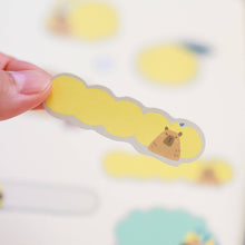 Load image into Gallery viewer, Capybara Kiss Cut Sticky Labels
