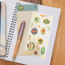 Load image into Gallery viewer, Retro Frames (Gold Foil) Sticker Sheet
