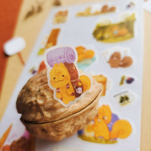 Load image into Gallery viewer, Squirrel Camping Trip Sticker Sheet
