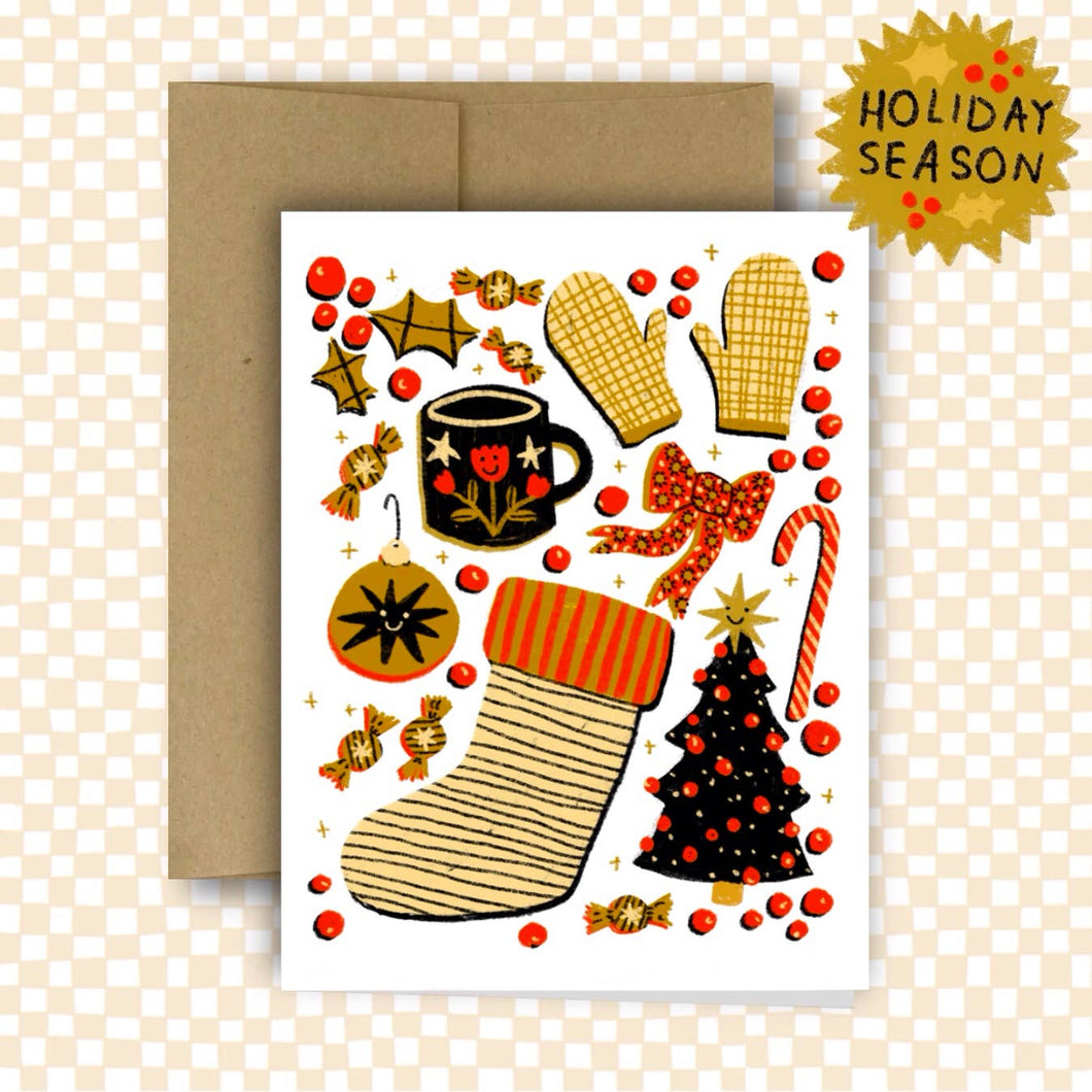 MERRY THINGS Holiday Card