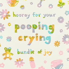 Load image into Gallery viewer, Bundle Of Joy - Letterpress Greeting Card

