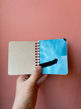 Load image into Gallery viewer, CLUES - handmade rescued notebook
