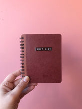 Load image into Gallery viewer, SH*T LIST - handmade rescued notebook
