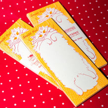 Load image into Gallery viewer, Scratch Pad Cat - Risograph Notepad
