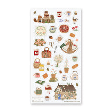 Load image into Gallery viewer, Woodland Tea Party Sticker Sheet
