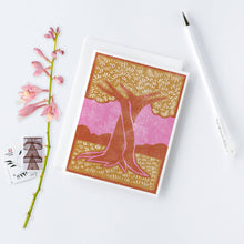 Load image into Gallery viewer, Trees Intertwined Letterpress Card
