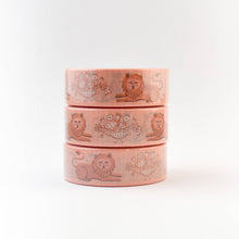 Load image into Gallery viewer, Romantic Lions Pink 15mm Washi Tape
