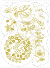 Load image into Gallery viewer, KITTA Gold foil transfer stickers
