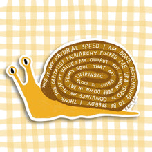Load image into Gallery viewer, SNAIL Sticker
