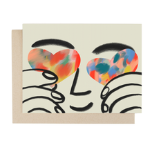 Load image into Gallery viewer, Heart Eyes Card
