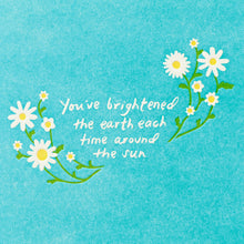 Load image into Gallery viewer, Brighten The Earth Birthday - Letterpress Greeting Card
