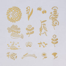 Load image into Gallery viewer, KITTA Gold foil transfer stickers
