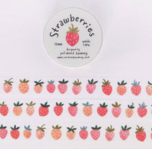 Load image into Gallery viewer, Strawberries Washi Tape
