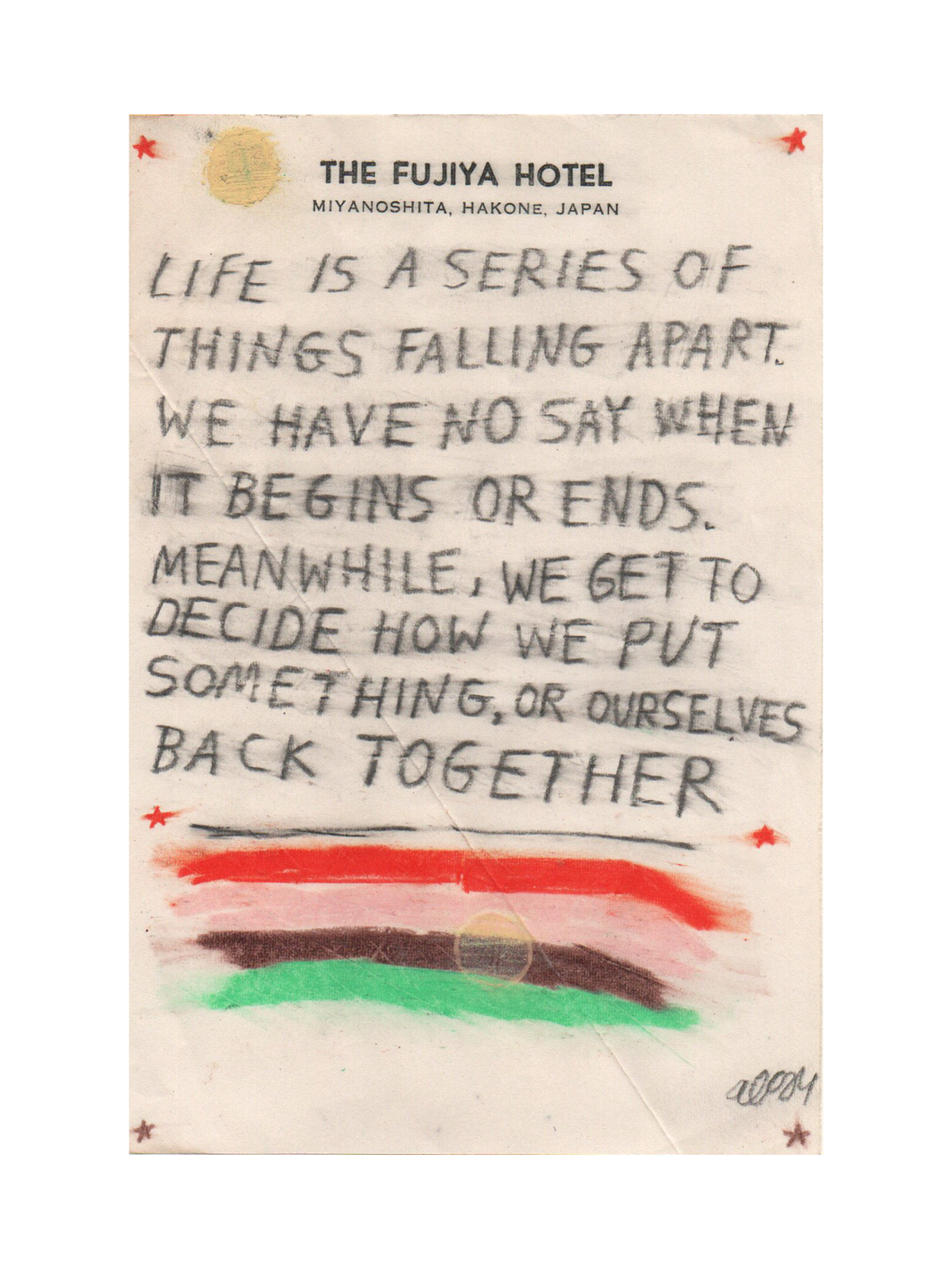 Things Fall Apart Art Print